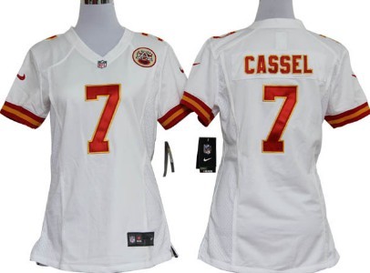 Nike Womens Team Jersey Kansas City Chiefs 7 Matt Cassel White Game